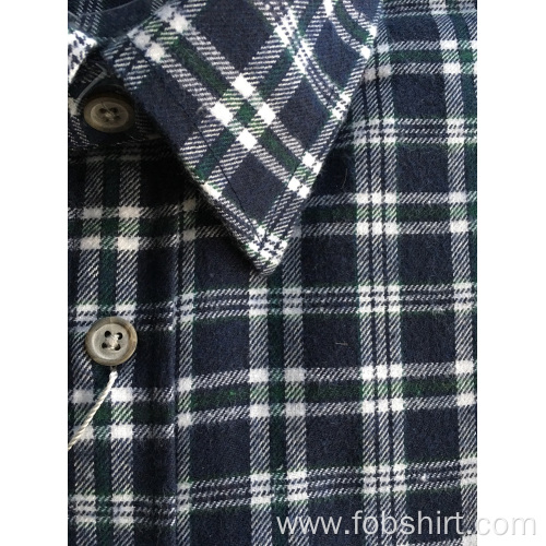 Flannel Fabric Business Shirt High Class Flannel Fabric Business Shirt Supplier
